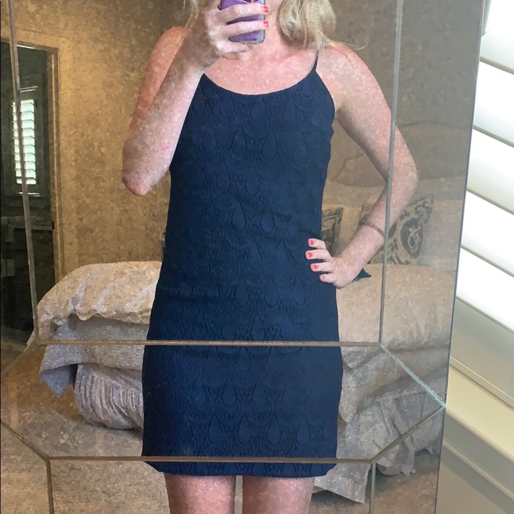Lilly Pulitzer Lace Spandex Tank dress